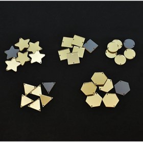 Resim Genel Markalar 25 Adet Küpe Yapımında Kullanılan Akrilik – Delikli 