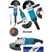 Resim Stilmax 180MM Devir Ayarlı Otomatik Off Start Büyük Boy Taşlama Metal Kesme Spiral Jet Makinesi 4000W 