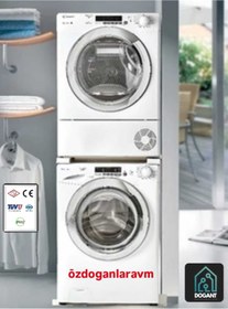 Resim dogant özdoğanlar avm Evrensel Çamaşır Makinesi Kurutma Makinesi Üst ÜstE Koyma Aparatı Kiti 