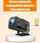 Resim AyrStore Otomatik Dikey Düzeltmeli ve Manuel Zoom Fonksiyonlu Akıllı Projektör 