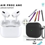 Resim İVOTECH Pro 2 Anc Gürültü Engelleyici Bluetooth Kulaklık IOS Android Tüm Telefonlar ile Uyumlu Kulaklık. 