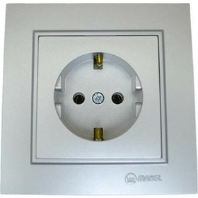 Resim Makel Karea Gümüş Topraklı Priz 