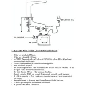 Resim Newarc - Aqua Fotoselli Lavabo Bataryası - 517523 321105 Diğer 