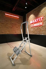 Resim Max Fit Eğim Ayarlı Dijital Göstergeli Katlanabilir Climber Tırmanma Aleti 