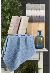 Resim 6 Lı Havlu Seti 50 90 Cm El Yüz Havlusu, Bej 