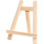 Resim Springsun Ahşap Mini Şövale - Telefon Ve Tablet Tutuculu Pratik Takvim Standı 6x8 İnç Çok Renkli 