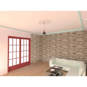 Resim MOTİFPİYER Lamba Tavan Göbeği-Yuvarlak-16-56cm-2adet 