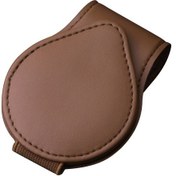 Resim Cbtx Araba Visor İçin Taşınabilir Güneş Gözlüğü Tutucu Fatura Tutucu Klip Kart Depolama Aksesuarları - Kahverengi 