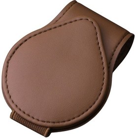 Resim Cbtx Araba Visor İçin Taşınabilir Güneş Gözlüğü Tutucu Fatura Tutucu Klip Kart Depolama Aksesuarları - Kahverengi 