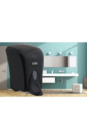 Resim Vialli S6MB Medical Sıvı Sabun Dispenseri Siyah 1000 ml 
