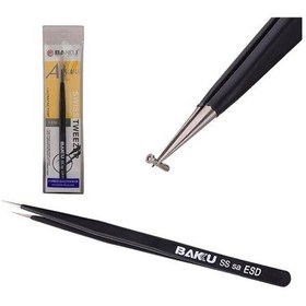 Resim Baku Bk-a8-ss-sa-ur-esd İnce Uzun Uçlu Cımbız 