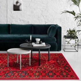 Resim Zamansız Kırmızı Zarafet - NW 33 - 200x200 cm Daire 