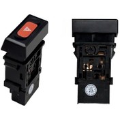 Resim Düğme Flaşör Dörtlü D21 1990-2001/d22 1990-2001- Product Code 1 Adet 