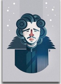 Resim Jon Snow Ahşap Tablo 4mm 