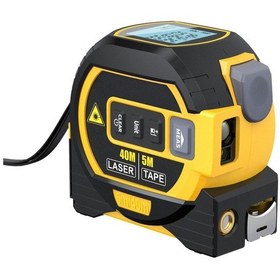 Resim 3 İn 1 Yüksek Hassasiyetli Lazer Metre Kızılötesi Mesafe Ölçer, Çizgi Lazer Ve Dijital Şerit Metre 