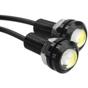 Resim Yeşil Kartal Gözü Led 12V 2 Adet - Gündüz Farı 
