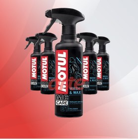 Resim Motul E1 Wash & Wax Motosiklet Temizleme Spreyi | Susuz Temizlik Ve Parlatma | 400 ml | 