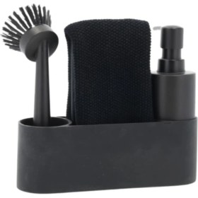 Resim Zone Denmark Tekli Bulaşık Seti 4 Parça Siyah 