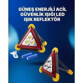 Resim Bucuks Mey Ithalat® 180° Döndürülebilir Asma Aparatlı Park ve Ikaz Lambası 