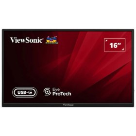 Resim Viewsonic VA1650 16 Inç Usb-C Hafif Taşınabilir IPS Monitör+Hdmı Kablo Hediye 
