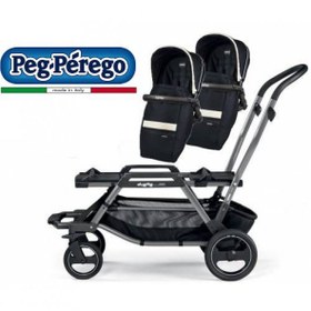 Resim Peg Perego Duette Twin Luxe Prestige Navy Ücretsiz kargo