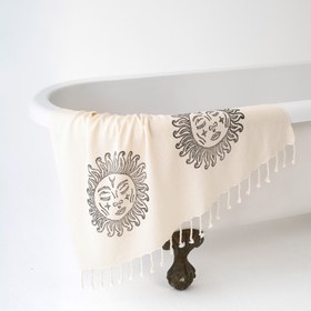 Resim Aura Peştemal, 90x180 cm, Taş Baskı - Güneş 