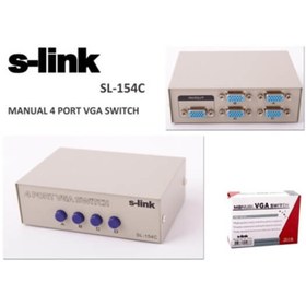 Resim S-Link S-Lınk Sl-154C 4 Port Vga Çoklayıcı Manuel 