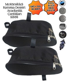 Resim SEVBAGS Motosiklet Koruma Demiri Çantaları Yan Avadanlık Kilitli 40cm 