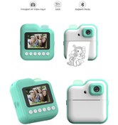 Resim Hietech Dijital Video Kayıt Fotoğraf Çocuk Kamerası Anlık Fotoğraf Makinesi Termal Resim Kağıt Baskılı 
