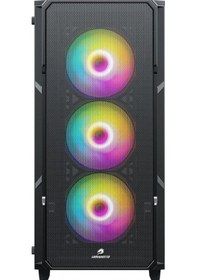 Resim Gamebooster GB-X223B USB3.0 RGB Atx Bilgisayar Kasası Siyah 