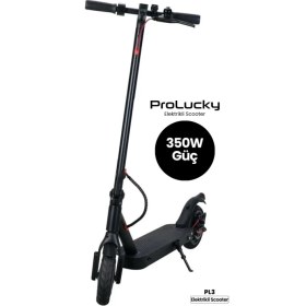 Resim Prolucky 3. Jenerasyon Süspansiyonlu 350W Elektrikli Scooter 