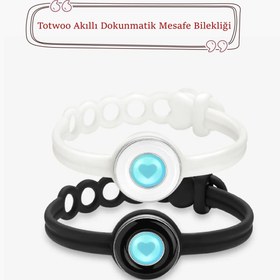 Resim Totwoo Mesafe Bilekliği - Akıllı Dokunmatik Sevgililer Bilekliği 