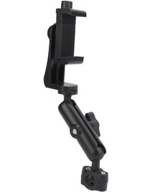 Resim Vkemall Motor Gövde Fakat Telefon Kamera Tutucu, 360 Dönebilen Metal Bisiklet Direksiyon Tutucu, Spor Kameraları Ve Telefonlar İçin Uyumlu Φ9-16mm 