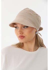 Resim Safari Bağlamalı Taş Siperli Bandana Vizör Taş 