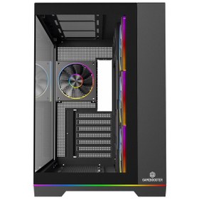 Resim Gamebooster Nyvra Sync X 850w 80+ Bronze Atx3.1 Gen5.1 Seaview Argb Atx Mid Tower Siyah Kasa 