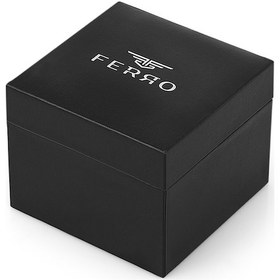 Resim Ferro Fm43027a-a15 Quartz Çelik Gri Turkuaz Kadran 42 Mm Erkek Kol Saati Gri 