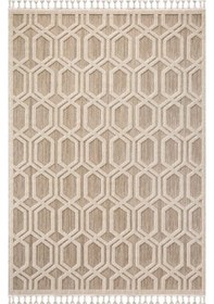 Resim Vivaldi Fez 3000 Bej İskandinav Salon Yolluk Halısı 