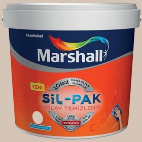 Resim Marshall Patika 7,5 Litre Sil-Pak Kolay Temizlenir Silinebilir Su Bazlı İç Cephe Boyası (MARSHALL.5253984) 