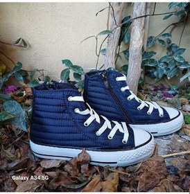 Resim Scarpe Magiche Elyaflı Paraşüt Model Kız Çocuk Ayakkabısı 31-35 Numara Arası Işıksızdır Lacivert 