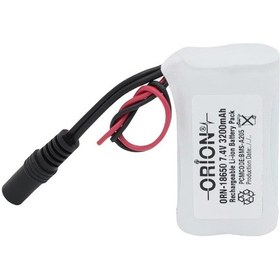 Resim Orion 18650 7.4V 3200 mAh 2S Bms Devreli Li-ion Şarjlı Pil 