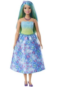 Resim Barbie Prenses Bebek Mavi HRR07 HRR11 Lisanslı Ürün 