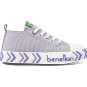 Resim Benetton® | BN-30641 - 3394 Beyaz Yeşil - Çocuk Spor Ayakkabı Benetton