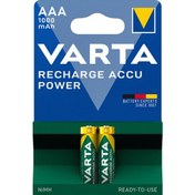 Resim VARTA 1000mAh AAA Şarj Edilebilir 2'li Pil 