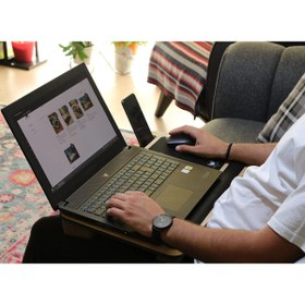 Resim Hype Store Axolotl Telefon Ve Tablet Bölmeli Minderli Laptop Sehpası Notebook Bilgisayar Çalışma Masası, Antik 