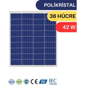 Resim Lexron 42W Polykristal Güneş Paneli 