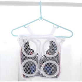 Resim Pro İthalat Hassas Çamaşır - Ayakkabı Yıkama Filesi Kapak Bağlamalı 35 x 20 cm 