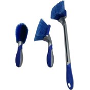 Resim Virtues Premium 3 Parça Jant-Davlumbaz-Lastik Fırça Seti 