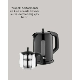 Resim Northcity Elektrikli Çay Makinesi - 0,9l Kapasiteli, 1800W Hızlı Kaynama, Kablosuz Kullanım 