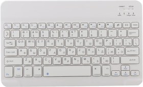 Resim Dpofirs 10 inç ultra ince kablosuz ve taşınabilir klavye, şarj edilebilir Bluetooth klavye, Micro USB şarj bağlantısı, Bluetooth akıllı bilgisayar malzemeleri için (Rusça) 