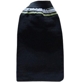 Resim İpek Sırt Ve Vücut Kesesi Lastikli Siyah 15X27 